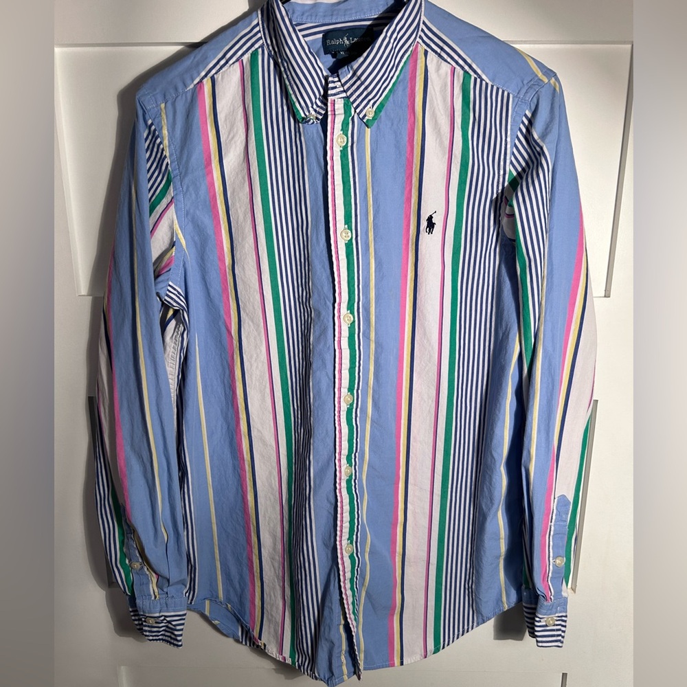 Ralph Lauren Vibrant Striped boys XL Shirt